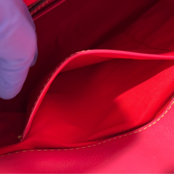 Dooney & Bourke Florentine Large Fuchsia Satchel - Picture 14 of 15